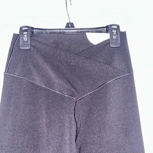 Aerie Black Leggings with Crossover Waistband